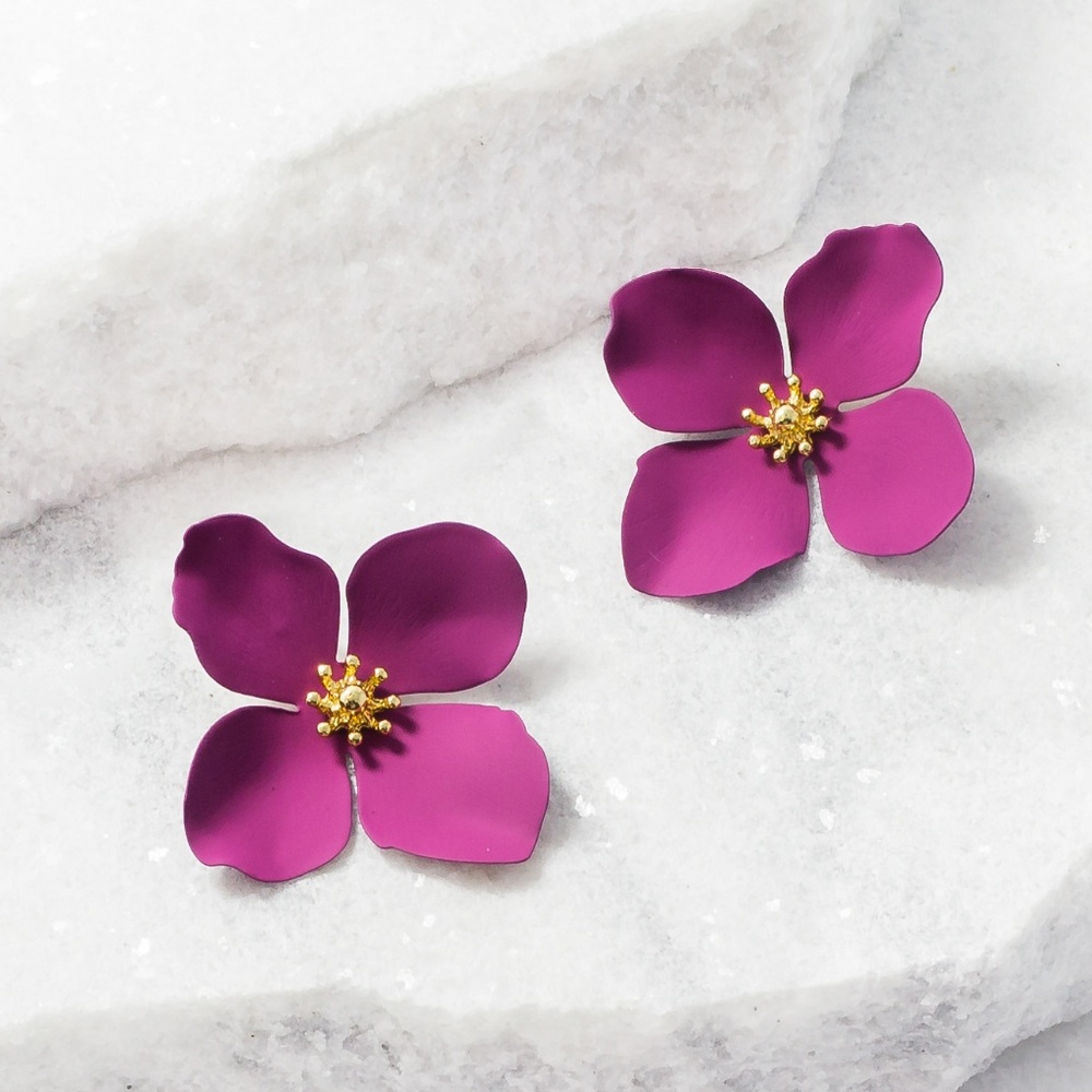 Anthropologie 'Garden Party' Earrings - Picture 3 of 5